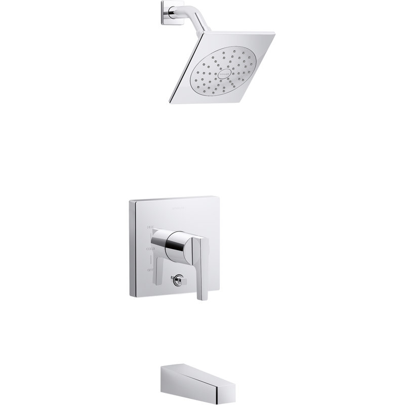 Kohler Honesty Shower System Kohler Honesty Rite-Temp Bath and Shower Trim with 1.75 Gpm Showerhead